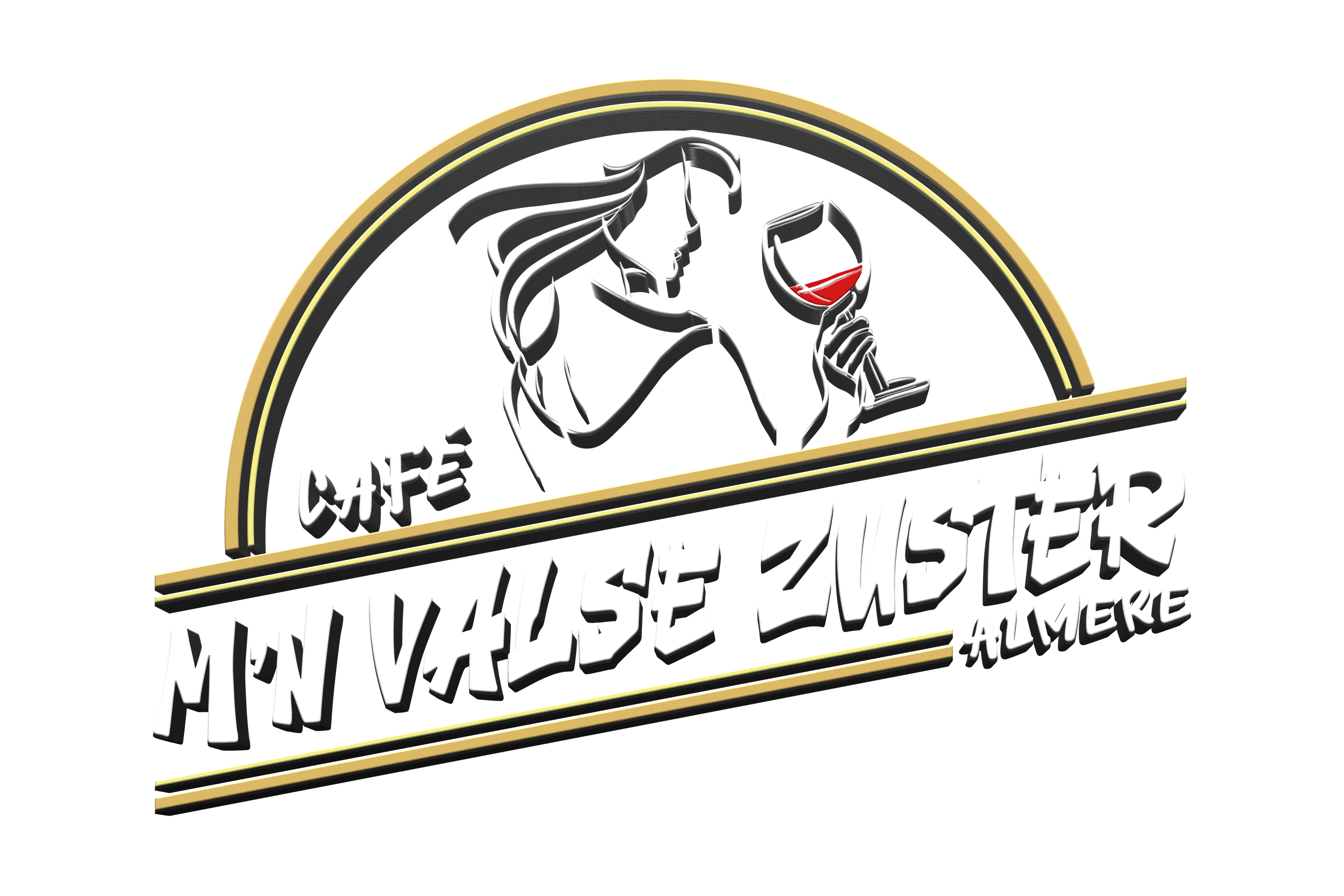 M'n valse zuster 3d logo